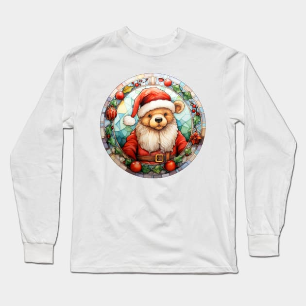 Xmas teddy bear Long Sleeve T-Shirt by Maison de Kitsch